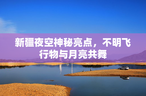 新疆夜空神秘亮点，不明飞行物与月亮共舞