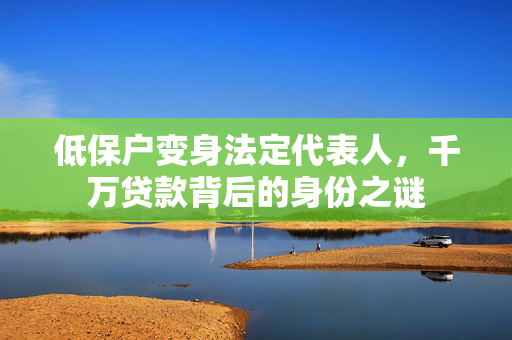 低保户变身法定代表人，千万贷款背后的身份之谜