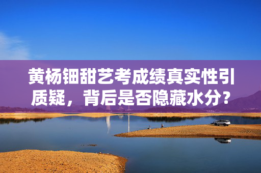 黄杨钿甜艺考成绩真实性引质疑，背后是否隐藏水分？