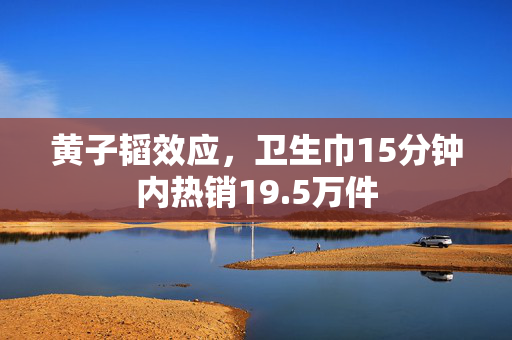 黄子韬效应，卫生巾15分钟内热销19.5万件