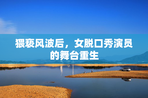 猥亵风波后，女脱口秀演员的舞台重生