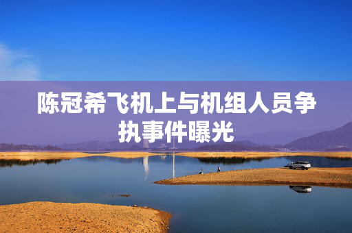 陈冠希飞机上与机组人员争执事件曝光