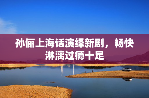 孙俪上海话演绎新剧，畅快淋漓过瘾十足