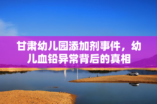 甘肃幼儿园添加剂事件，幼儿血铅异常背后的真相