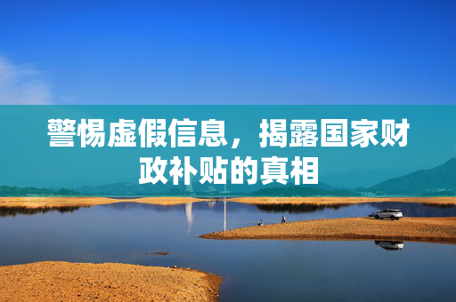 警惕虚假信息，揭露国家财政补贴的真相