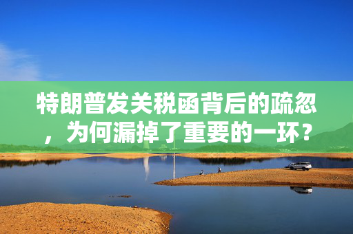 特朗普发关税函背后的疏忽，为何漏掉了重要的一环？