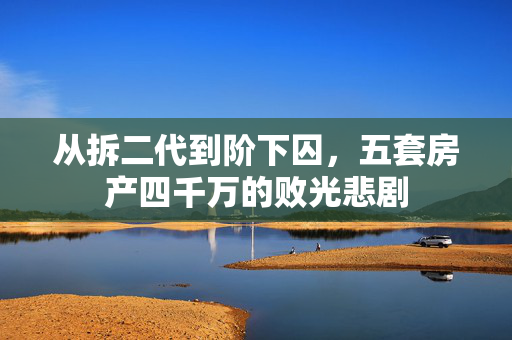 从拆二代到阶下囚，五套房产四千万的败光悲剧