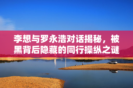 李想与罗永浩对话揭秘，被黑背后隐藏的同行操纵之谜