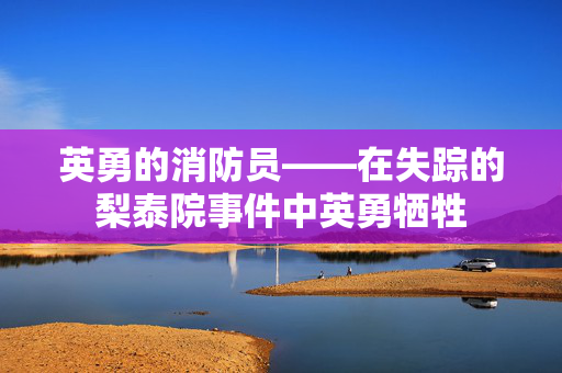 英勇的消防员——在失踪的梨泰院事件中英勇牺牲