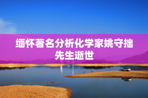 缅怀著名分析化学家姚守拙先生逝世
