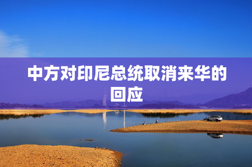 中方对印尼总统取消来华的回应