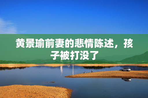 黄景瑜前妻的悲情陈述，孩子被打没了