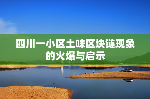 四川一小区土味区块链现象的火爆与启示