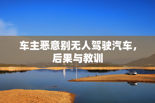 车主恶意别无人驾驶汽车，后果与教训