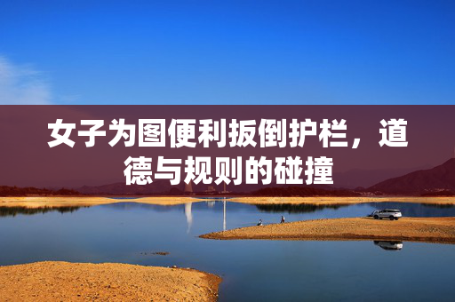 女子为图便利扳倒护栏，道德与规则的碰撞