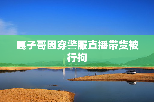 嘎子哥因穿警服直播带货被行拘
