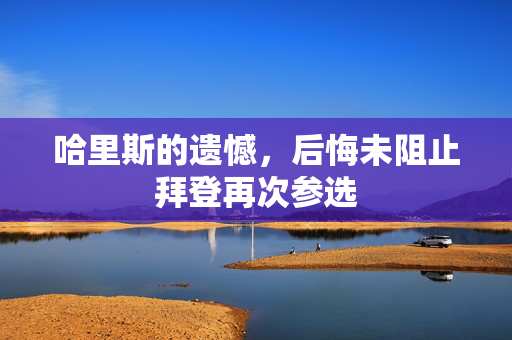 哈里斯的遗憾，后悔未阻止拜登再次参选