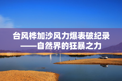 台风桦加沙风力爆表破纪录——自然界的狂暴之力