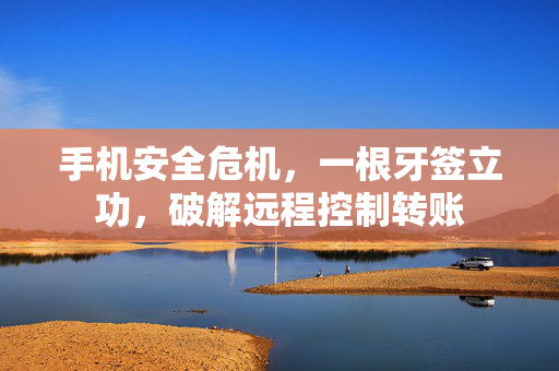 手机安全危机，一根牙签立功，破解远程控制转账