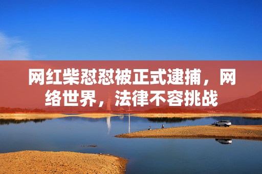 网红柴怼怼被正式逮捕，网络世界，法律不容挑战
