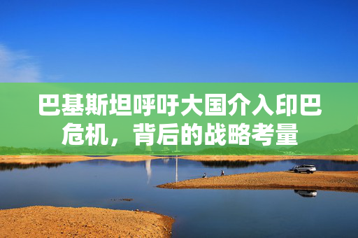 巴基斯坦呼吁大国介入印巴危机，背后的战略考量
